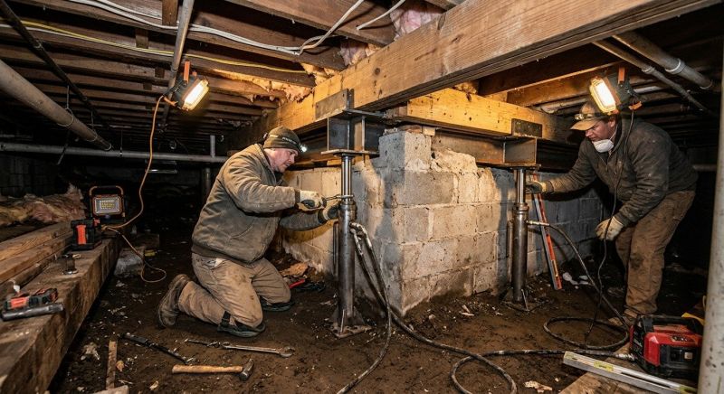 Crawlspace Foundation Repair in New Brunswick, NJ