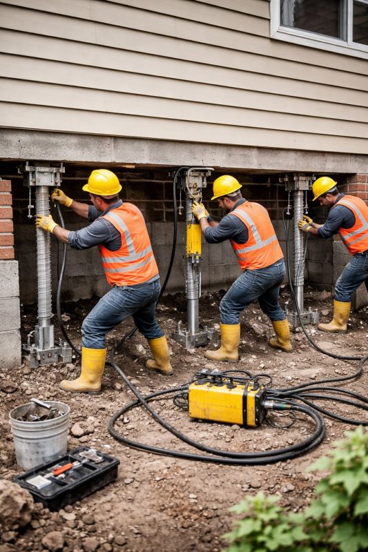 Foundation Stabilizing in Pequannock, NJ