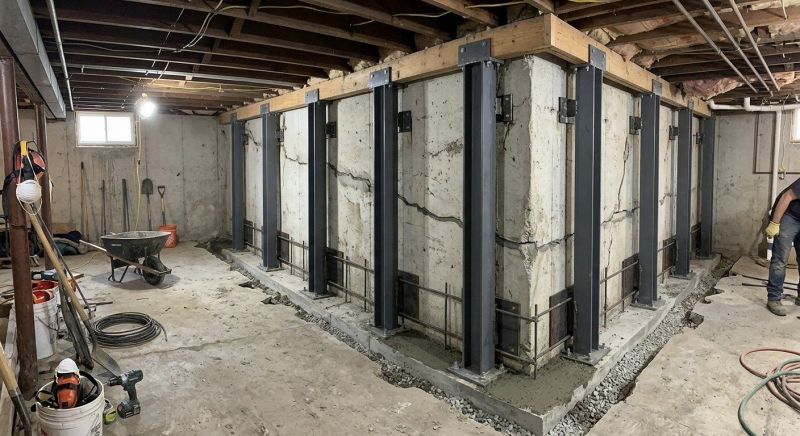 Basement Stabilization in Union County, NJ