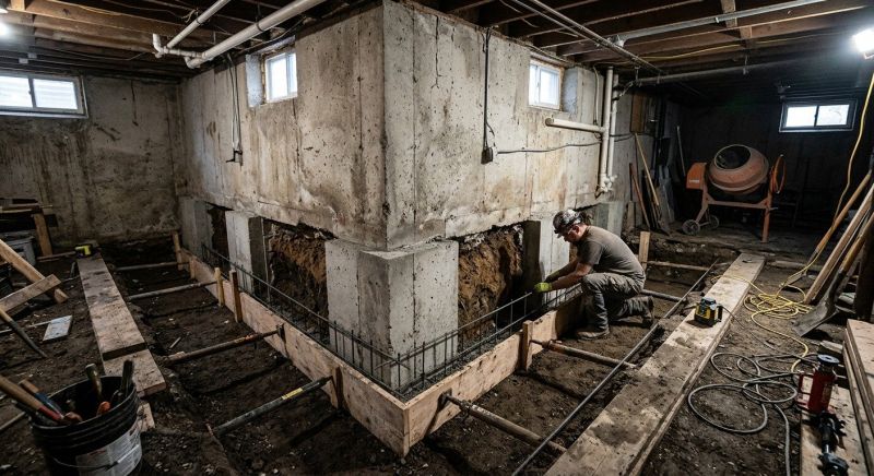 Basement Underpinning in Union County, NJ