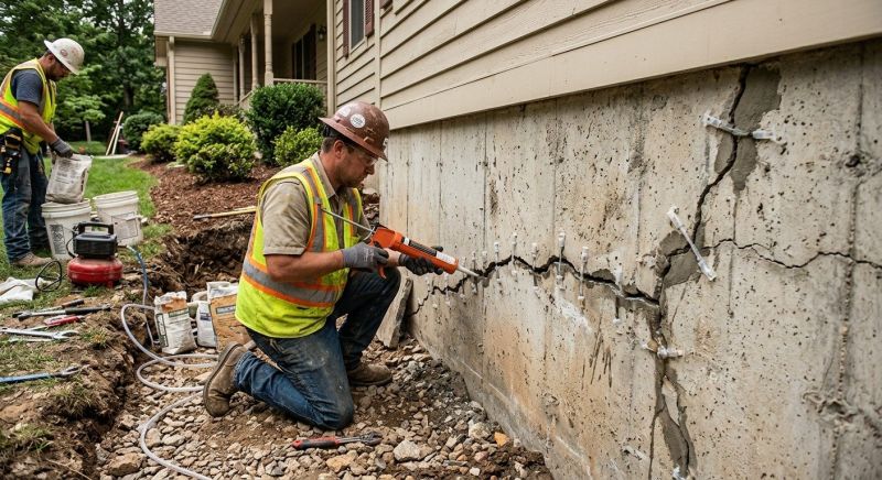 Cracked Foundation Repair in Astoria, NY