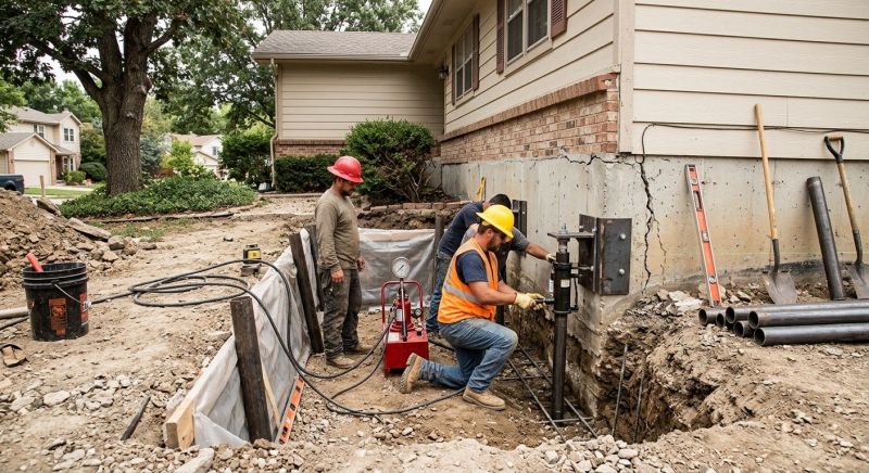 Cracked Foundation Repair in Cranford, NJ
