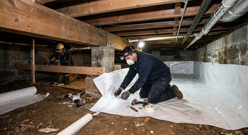 Crawl Space Leveling in Union County, NJ