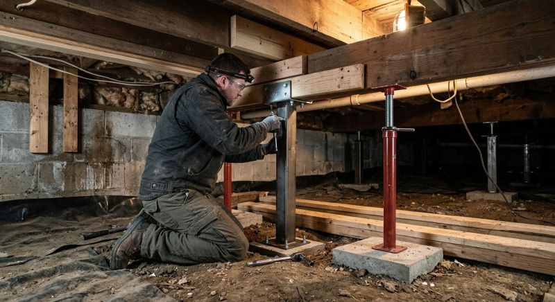 Crawlspace Structural Repair in Union County, NJ