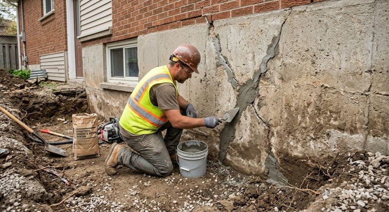 Exterior Foundation Repair in Union County, NJ