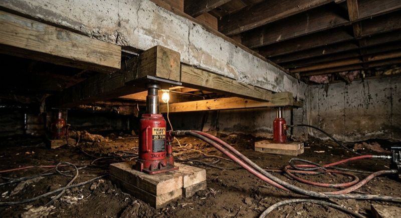 Foundation Jacking in Hackensack, NJ