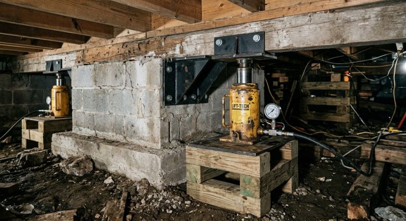 Foundation Jacking in Long Island City, NY