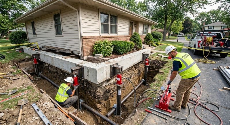 Foundation Jacking in Long Island, NY