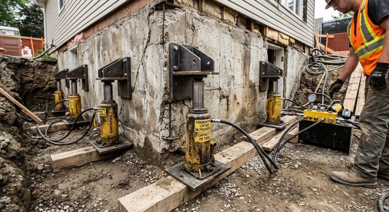 Foundation Jacking in Long Island, NY