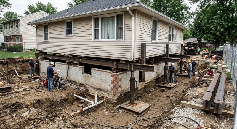 Foundation Lifting in Hazlet, NJ