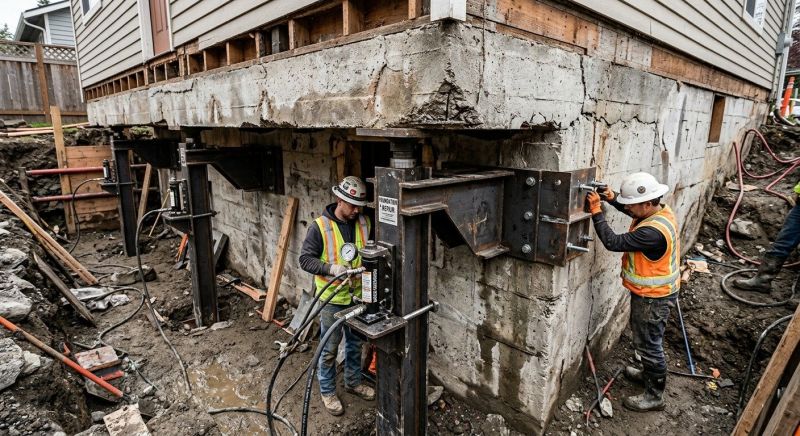 Foundation Lifting in Rockaway Park, NY