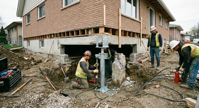 Foundation Pier Repair in Union County, NJ