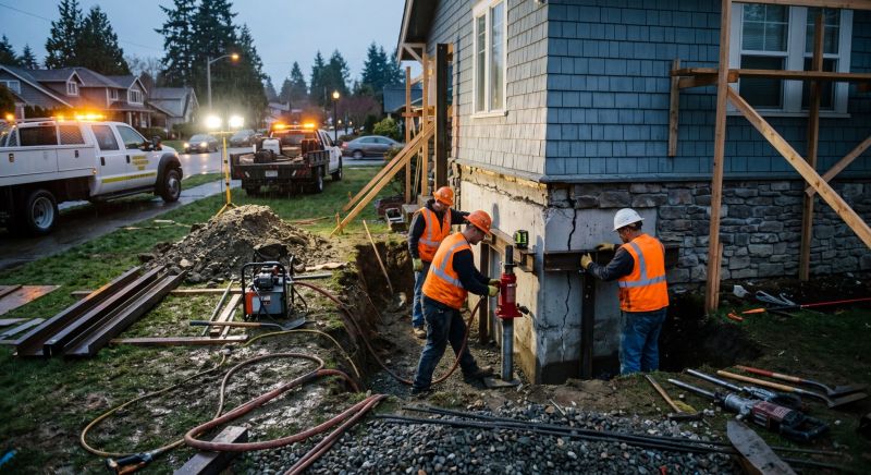Foundation Stabilizing in Maplewood, NJ