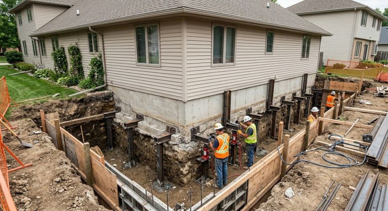 Foundation Underpinning in Union County, NJ
