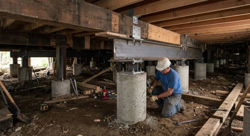 Foundation Underpinning in Union County, NJ