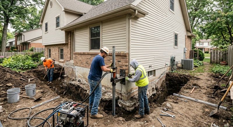 House Foundation Repair in Bergenfield, NJ