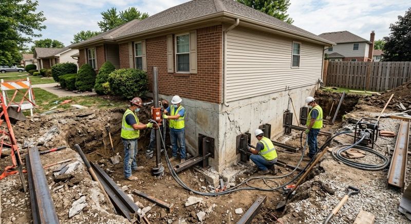 House Foundation Repair in Middle Village, NY
