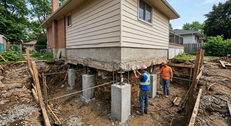 House Underpinning in Union County, NJ