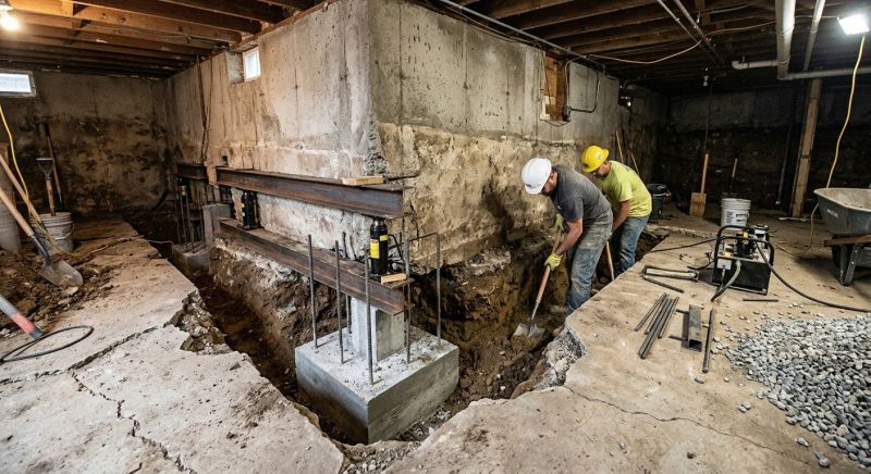 House Underpinning in Union County, NJ