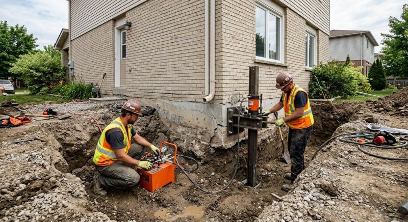 Sinking Foundation Lifting in Union County, NJ