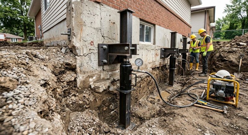 Sinking Foundation Lifting in Union County, NJ