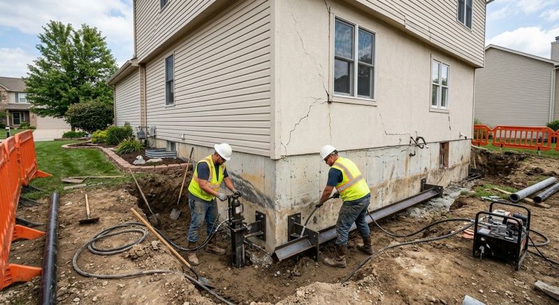 Sinking Foundation Repair in East Orange, NJ