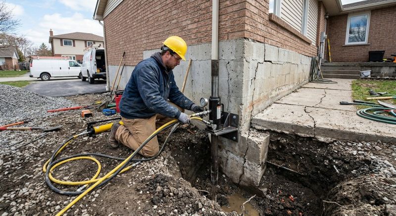 Sinking Foundation Repair in Hoboken, NJ