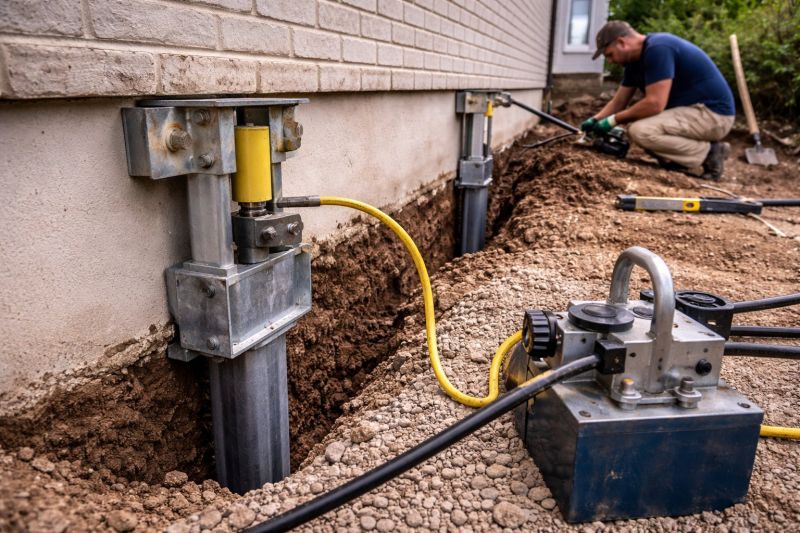 Sinking Foundation Repair in Irvington, NJ
