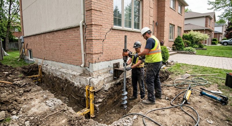 Sinking Foundation Repair in Long Island City, NY