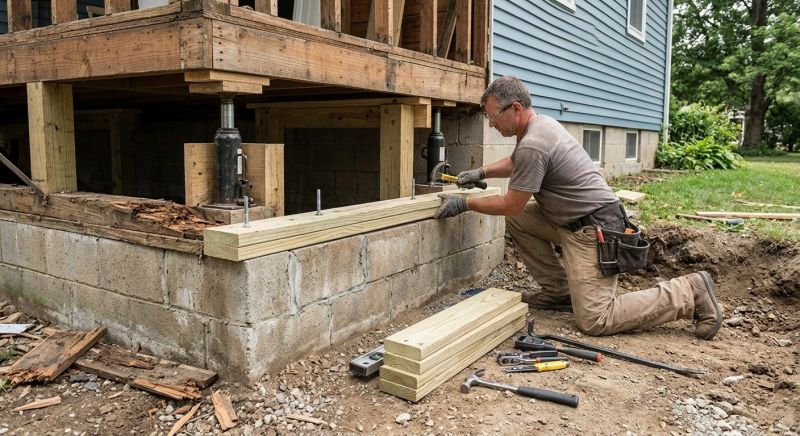 Sinking Foundation Repair in New York, NY