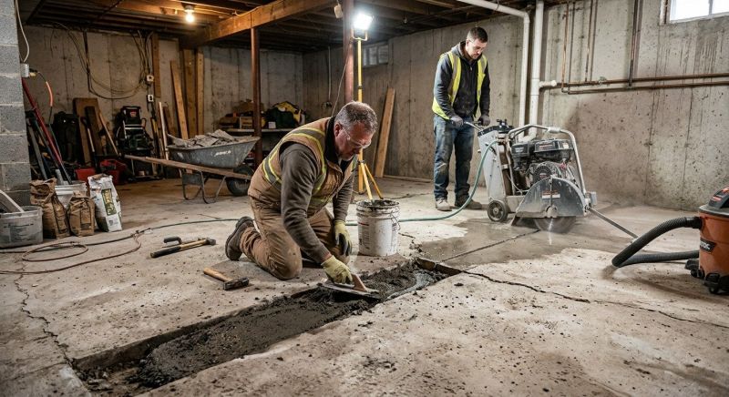 Slab Foundation Repair in Union County, NJ